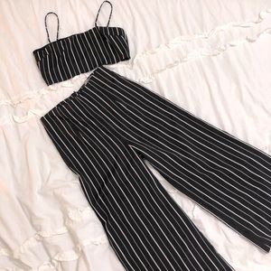 *Flirty Striped Pant Set*